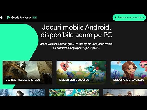 Aplicația Google Play Games pentru PC