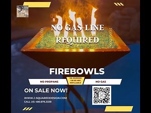 New! Oil Burning Fire Bowls