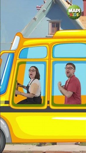 Las ruedas del autobús | Canciones infantiles | Mapi Kids #videosinfantilesparaniños
