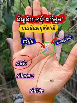 #The trident symbol, originating from the heart line and located on the Mount of Jupiter, has cer...