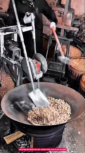 Roasted Peanut Mixer Machine 20KG/Hour – Automatic Stirring System for Even & Fast Heating