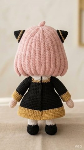 Chibi Anime Doll Crochet Pattern PDF | Kawaii Pink Hair Girl Amigurumi | Instant Download Digital Pattern | Video Tutorial - Etsy