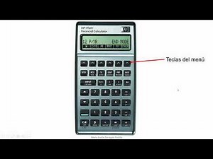 Calculadora Financiera funciones básicas.