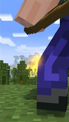 minecraft vfx bow animation #minecraft #animation #minecraftanimation