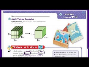 Go Math 5th Grade Lesson 11.9 Apply Volume Formulas