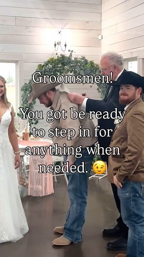 Got to do what you got to do to get the marriage license signed. 📝 😃 . #weddingday #engaged #groom #groomsmen #gettingmarried #debbiethedj #weddingdj | Debbie the DJ