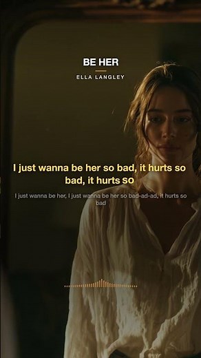Ella Langley - Be Her (Lyrics) #Shorts