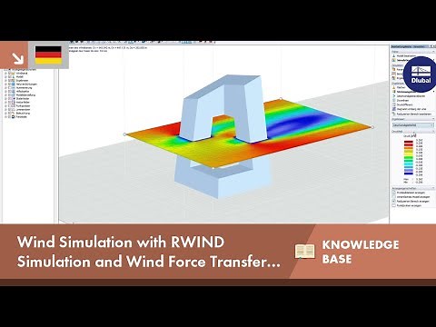 [DE] KB 001668 | Wind Simulation Using RWIND Simulation and Wind Force Transfer to RFEM or RSTAB