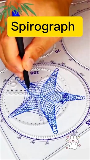 Star Spirograph Pattern #spirograph