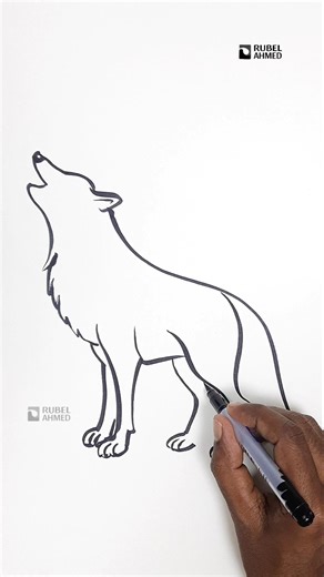 Easy Fox Drawing #EasyDrawing#FoxDrawing#HowToDraw#DrawingTutorial#AnimalDrawing#CuteDrawing