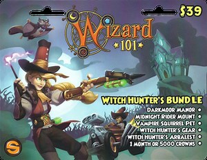 Wizard101 Witch Hunter's Bundle