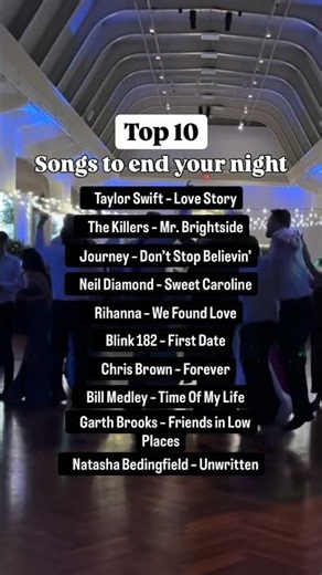 Top 10 Wedding Last Dance Songs to End the Night