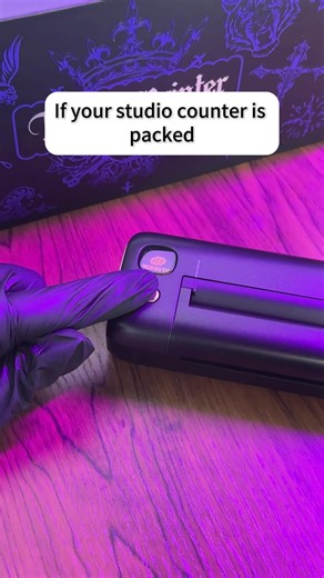 Are you feeling overwhelmed with crowded tattoo studios? 🤯This portable tattoo printer is definitely the assistant you've been searching for🫶🏻#tattoostudio #tattooprinter #tattooartist #wirelesstattoomachine #fyp