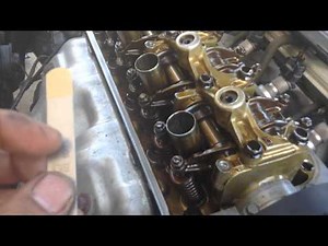 Honda Valve Lash Adjustment