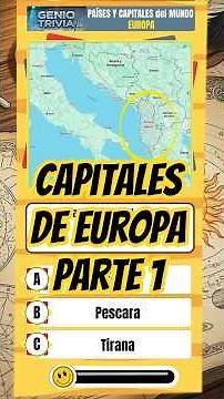 Países y capitales de Europa - Parte 1