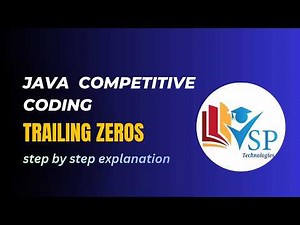 Trailing Zeros Program in Java | Factorial Logic Coding Question