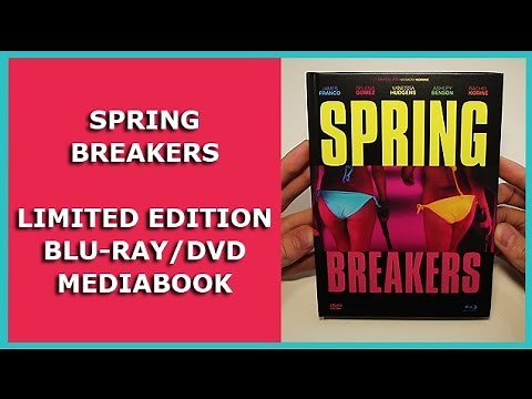 SPRING BREAKERS - LIMITED BLU-RAY/DVD/CD MEDIABOOK UNBOXING