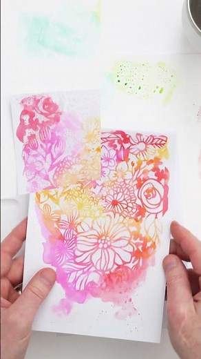 3 Basic Stenciling Techniques with Vicki Boutin A5 Stencils