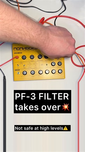 ɢʀɪɢoʀɪɪ on Instagram: "PF-3 Polivoks filter by @elta_music_official : self-oscillating, sequenced, pure drum power #polivoks #analogfilter #analogsynth #drumsynth #selfoscillation"
