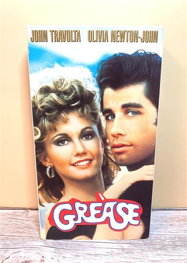 Grease VHS Paramount 1990 | Rated PG | Running Time: 110 Mins - Etsy Canada