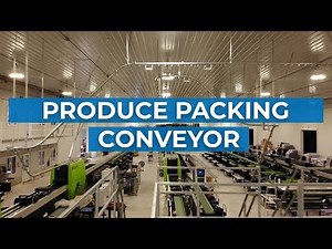Produce Packing Conveyor Pacline