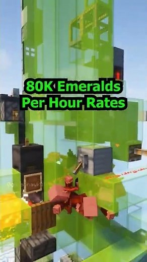 OVERPOWERED Stacking RAID Farm in HARDCORE Minecraft #minecraft #gaming #shorts