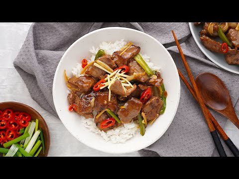 Easy Ginger Beef Stir Fry | Juicy Tender Beef Steak with Homemade Stir Fry sauce