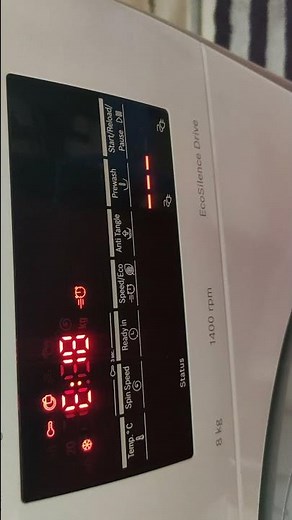 E 18 Error in Bosch Washing Machine 😥 😥😥
