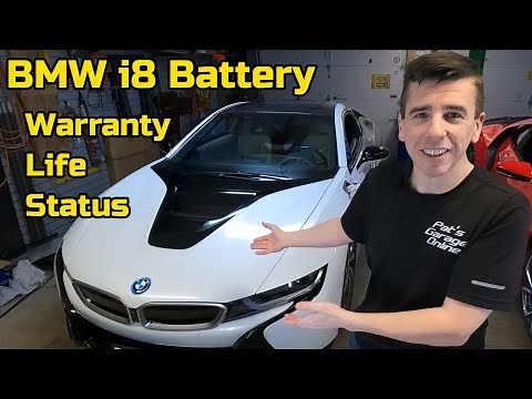BMW i8 High Voltage battery warranty, status and percentage of life remaining.
