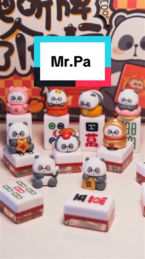 Mr. Pa Unboxing Mahjong: Win with Cute Beans!