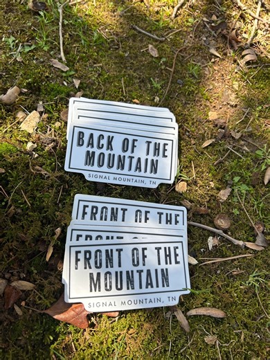 BACK FRONT of Signal Mountain Sticker - Etsy