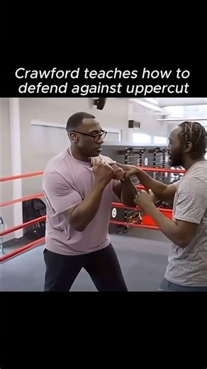 Bud Crawford on how to block an upper cut without getting countered 🔥🔥🔥🔥 #budcrawford #tboxing