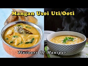 Mangan Usoi Ooti/Uti Thongba l Yellow peas & Bamboo shoot Stew/Dal l Manipuri Food Recipe