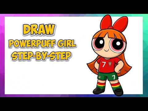 Draw The Powerpuff Girls Enjoy FIFA World Cup 2026 ⚽🏆 | Cute Cartoon Fan Art
