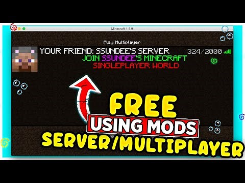 How to play MINECRAFT with FRIENDS *FREE* (Essentials Mod Showcase and Tutorial)