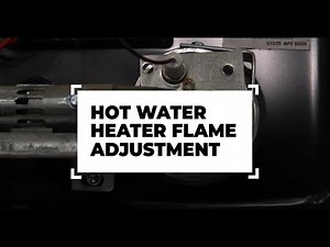 Four Wheel Campers l How to Adjust Dometic Water Heater Flame