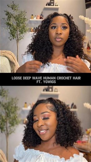 Full tutorial on my channel along with the direct hair link. #loosedeepwave #deepwave #crochethair