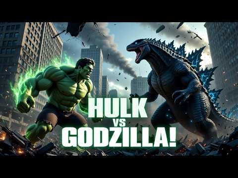 Hulk vs Godzilla 😱 Epic Monster Battle in the City