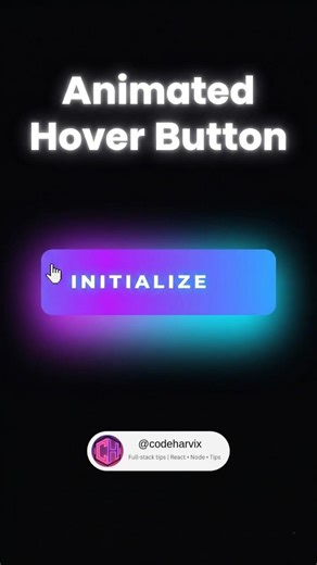 Stop making boring buttons! 🛑 Build this Magnetic Hover Effect ✨
