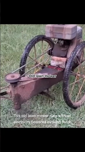old lawn mower #tools #machine #agriculture