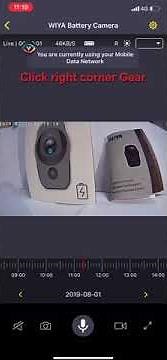 WiYA Camera HZGD-010 instruction on App setting