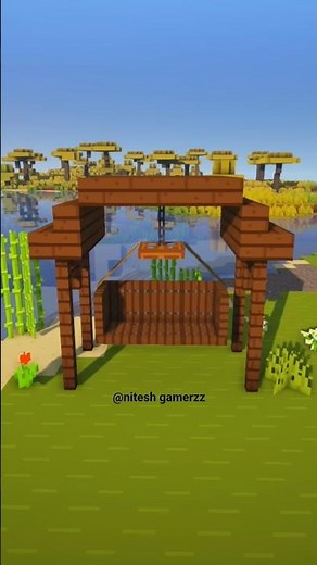 Minecraft swing full tutorial #minecraft #shorts #viral #minecraftbuilding