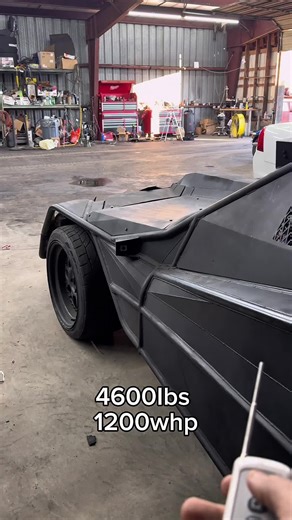 1200hp Racecar Moves 4600 Pounds of Steel