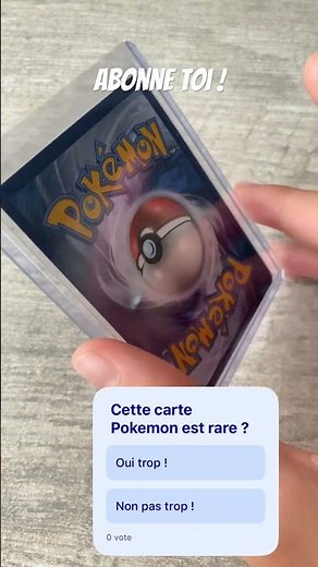 Cette carte Pokemon est rare ?