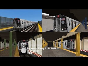 OpenBVE NYC Subway BMT Operation: R160 (L) Train to 8 Av-14 St