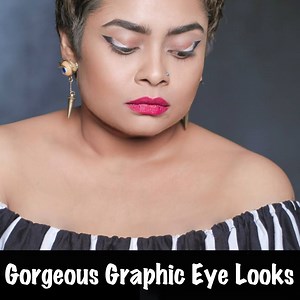 Graphic liners can never go out of vogue & we'll show you how to do it the right way! All you need is a few q-tips and your favorite colored kajal sticks! | Glamrs
