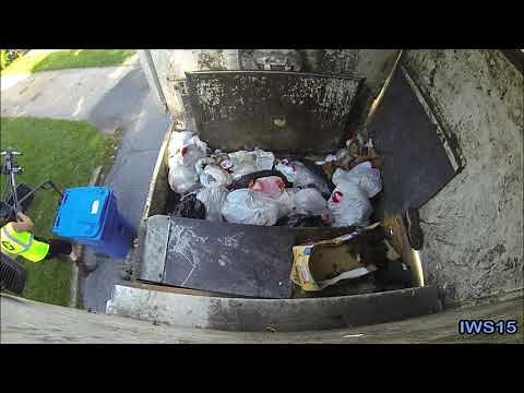 Labrie Expert Garbage Truck Hopper View