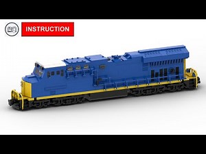 LEGO Train instruction - RC -- Railroad CSX ET44AH - MOC