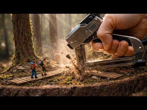 Mini Worlds vs Human Hands | Ultra Macro Universe | Diorama World