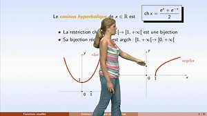 Fonctions usuelles - partie 3 : fonctions hyperboliques